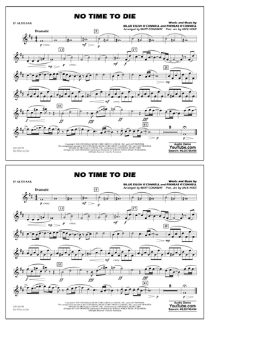 No Time to Die (arr. Matt Conaway & Jack Holt) - Eb Alto Sax
