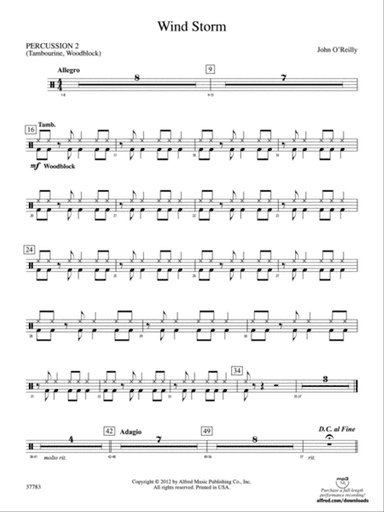 Wind Storm: 2nd Percussion