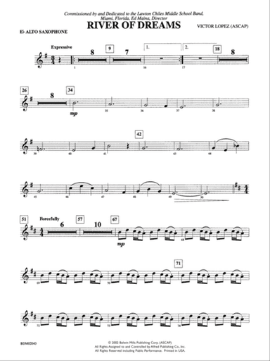 River of Dreams: E-flat Alto Saxophone
