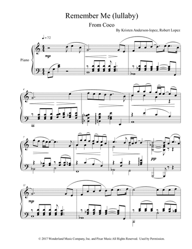 Remember Me (lullaby)