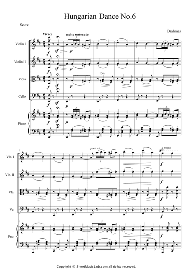 Hungarian Dances No.6