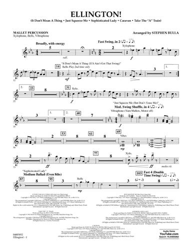 Ellington! (arr. Stephen Bulla) - Mallet Percussion