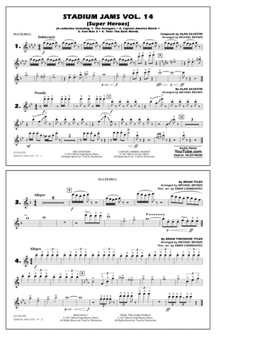 Stadium Jams Vol. 14 (Super Heroes) - Flute/Piccolo