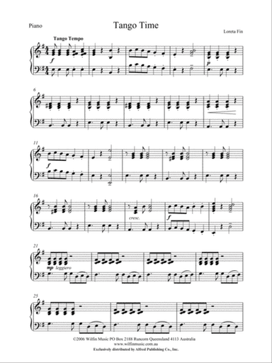 Tango Time: Piano Accompaniment
