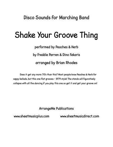 Shake Your Groove Thing