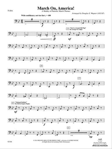 March On, America!: Tuba