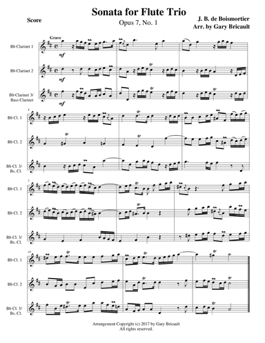 Flute Sonata, Opus 7 No. 1