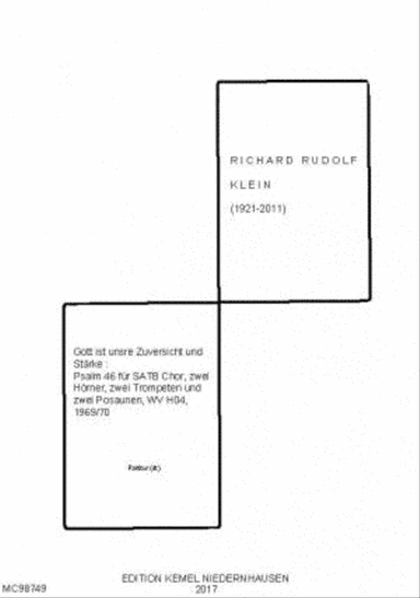 Gott ist unsre Zuversicht und Stärke