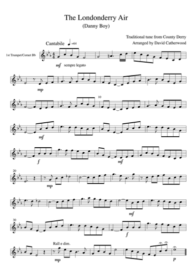 3 Brass Quintets arr. by David Catherwood - Londonderry Air, O Waly Waly, Holy, Holy, Holy (Nicaea)