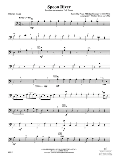 Spoon River: String Bass