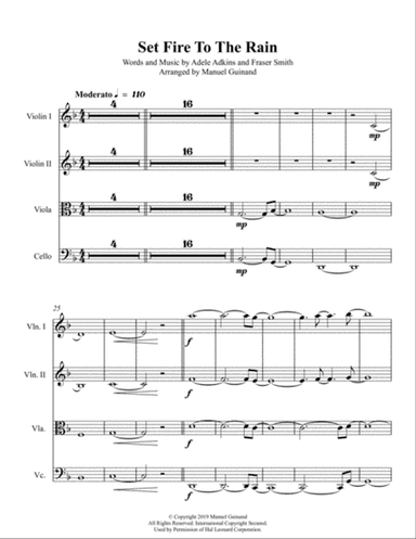 Set Fire To The Rain