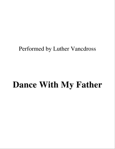 Dance With My Father