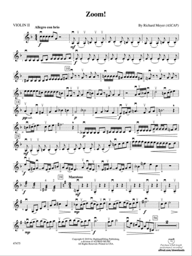 Zoom!: 2nd Violin