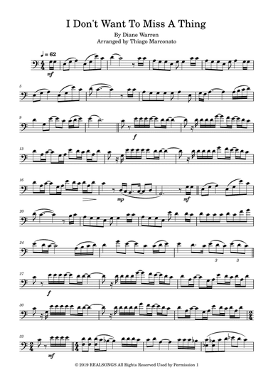 I Don't Want To Miss A Thing