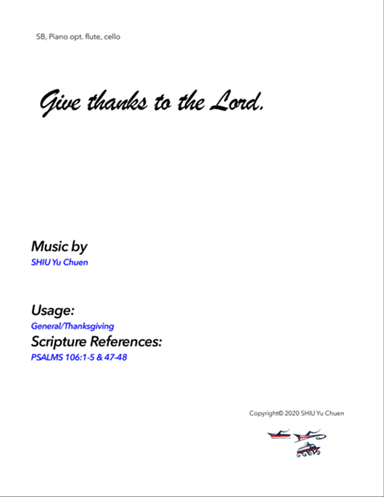 Give thanks to the Lord
