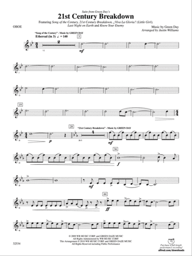 21st Century Breakdown, Suite from Green Day's: Oboe