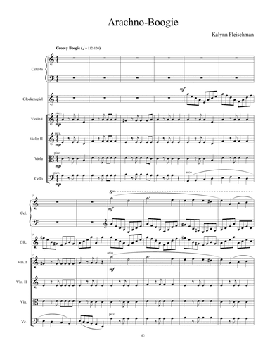 Arachno-Boogie - Score Only