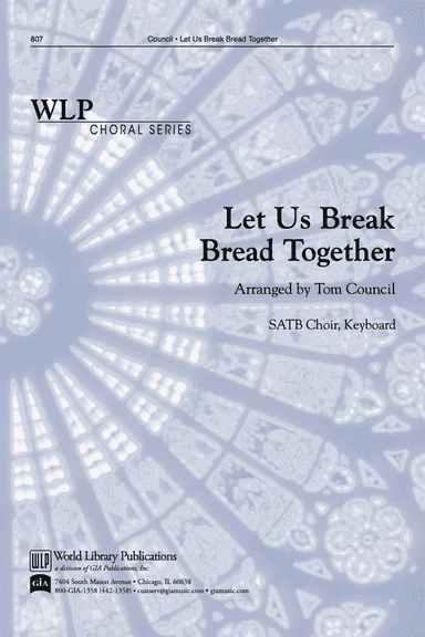 Let Us Break Bread Together-arr. Council