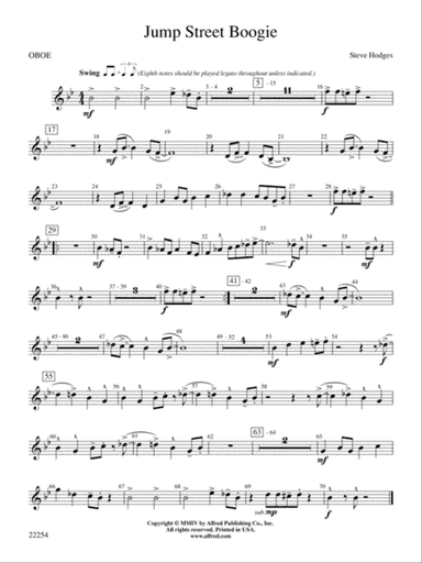 Jump Street Boogie: Oboe