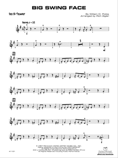 Big Swing Face: 3rd B-flat Trumpet