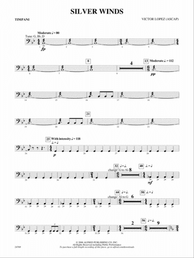 Silver Winds: Timpani