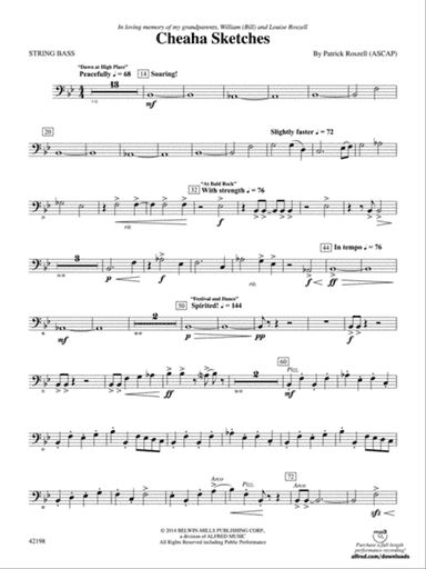 Cheaha Sketches: String Bass