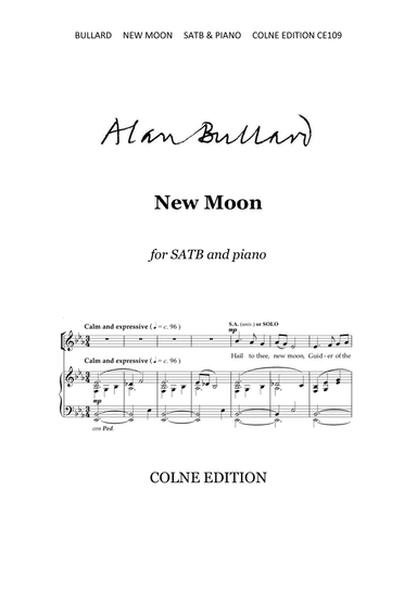 New Moon (SATB and piano)