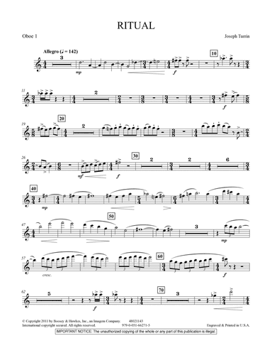 Ritual - Oboe 1