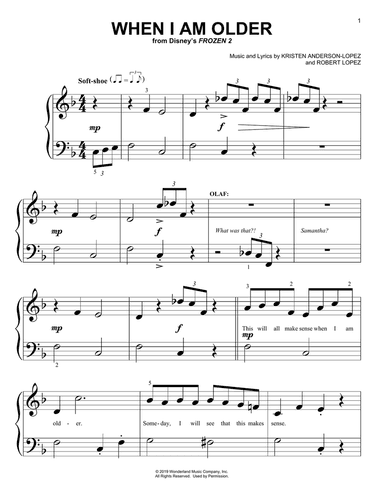 When I Am Older (from Disney's Frozen 2)