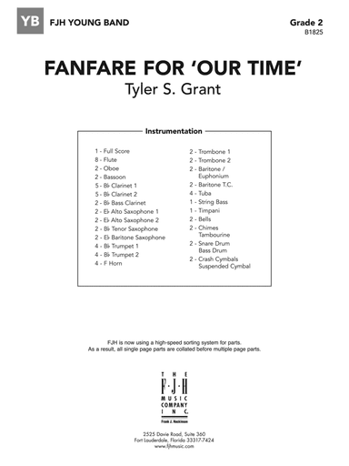 Fanfare for 'Our Time': Score