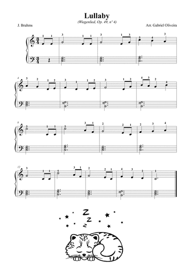 Lullaby (Wiegenlied, Op. 49, nÂș 4) - Brahms