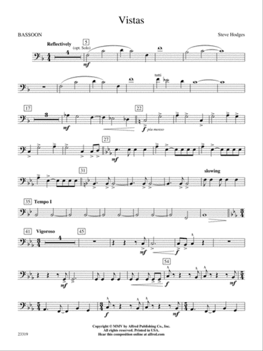 Vistas: Bassoon