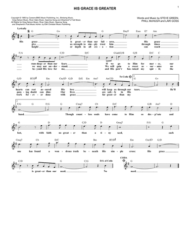 His Grace Is Greater