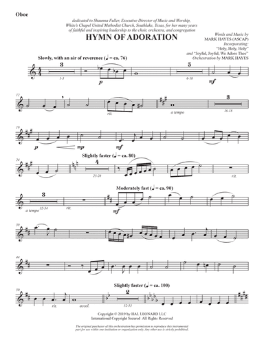 Hymn of Adoration - Oboe