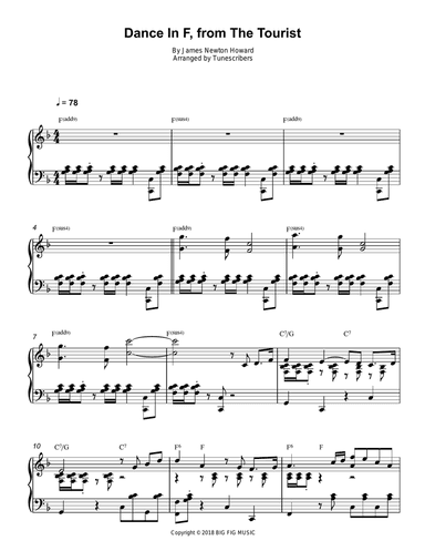 Dance In F, from The Tourist