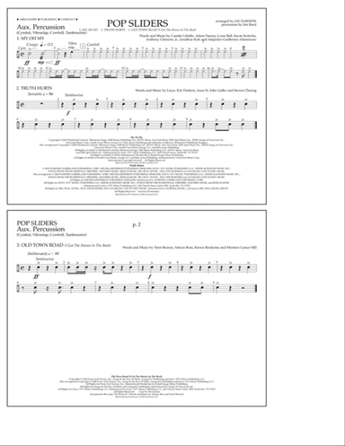 Pop Sliders - Aux. Percussion