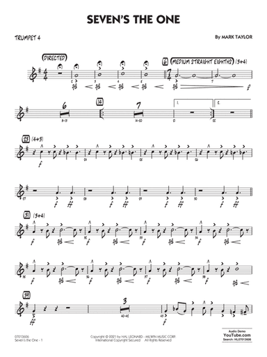 Seven's The One - Trumpet 4