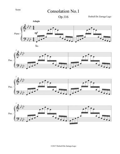 Five Consolations No.1