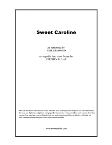 Sweet Caroline