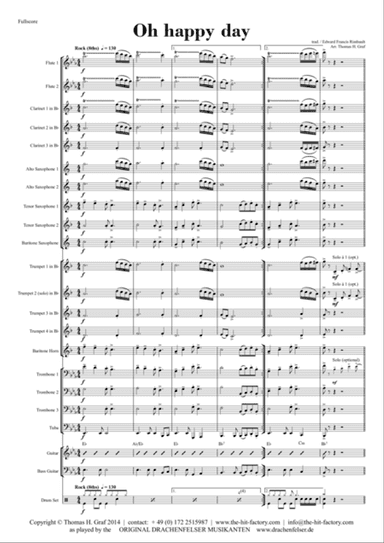 Oh happy day - Concert Band