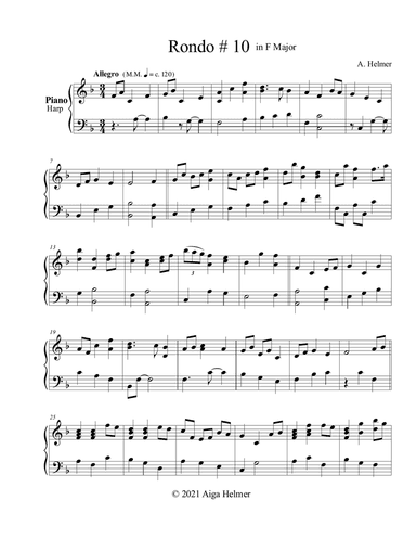 Rondo # 10 in.F Major