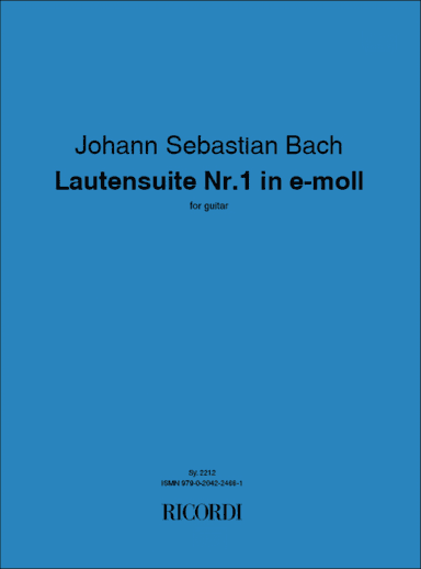 Lautensuite 1 E-Moll Bwv 996