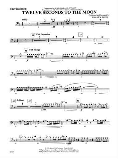 Twelve Seconds to the Moon: 2nd Trombone