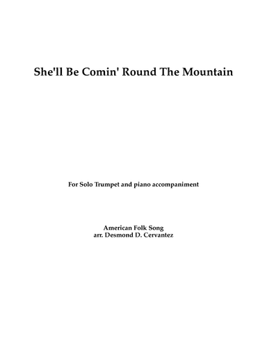 She'll Be Coming 'Round the Mountain