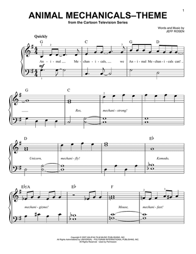 Animal Mechanicals - Theme