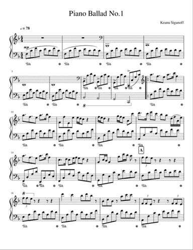 The First Piano Ballad