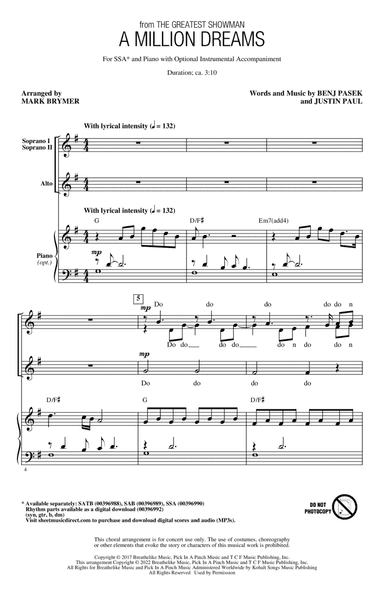 A Million Dreams (from The Greatest Showman) (arr. Mark Brymer)