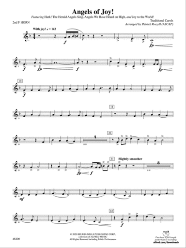 Angels of Joy!: 2nd F Horn