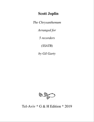The Chrysanthemum (arrangement for recorders)