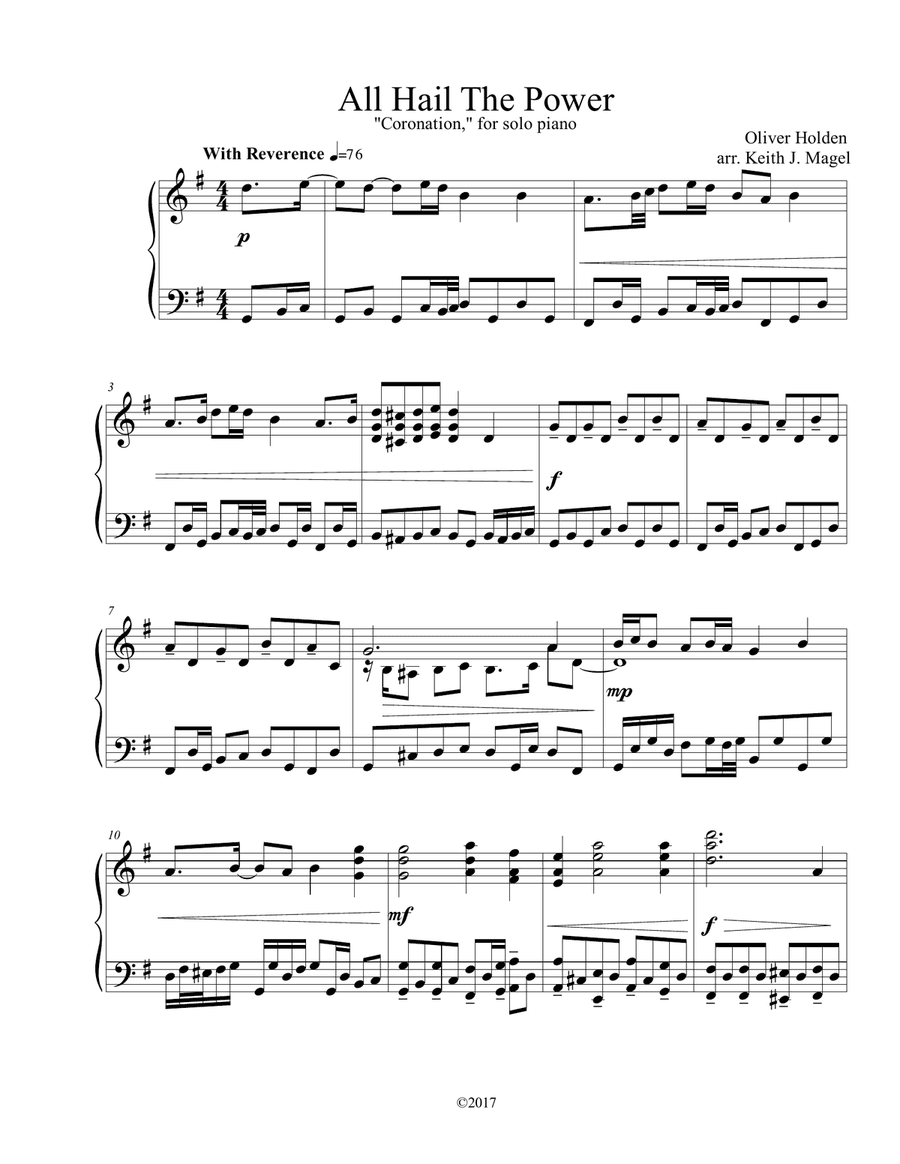 All Hail The Power Of Jesus' Name